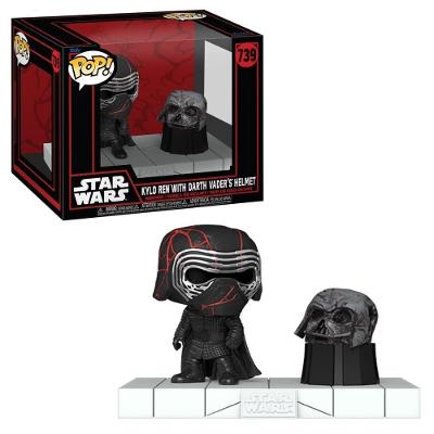 Boneco Funko Pop! Deluxe Starwars Kylo E Máscara Darth Vader