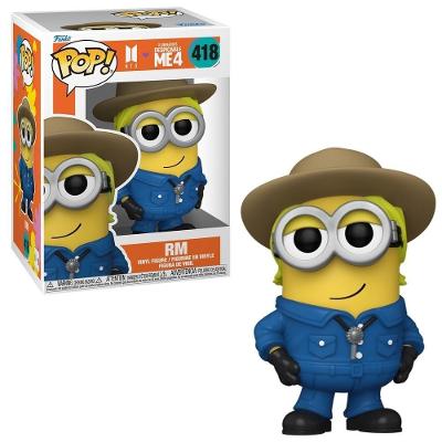 Boneco Funko Pop! Rocks Bts X Meu Malvado Favorito 4 - Rm