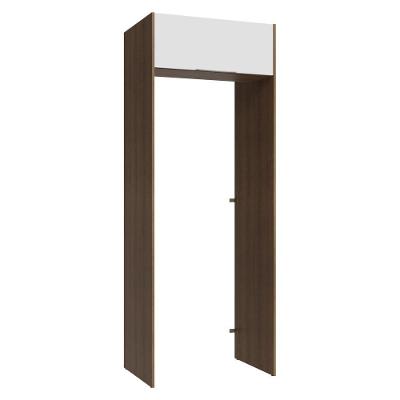 Porta-geladeira 83 Cm 1 Porta Basculante Rustic/branco Stella Madesa Rustic/branco