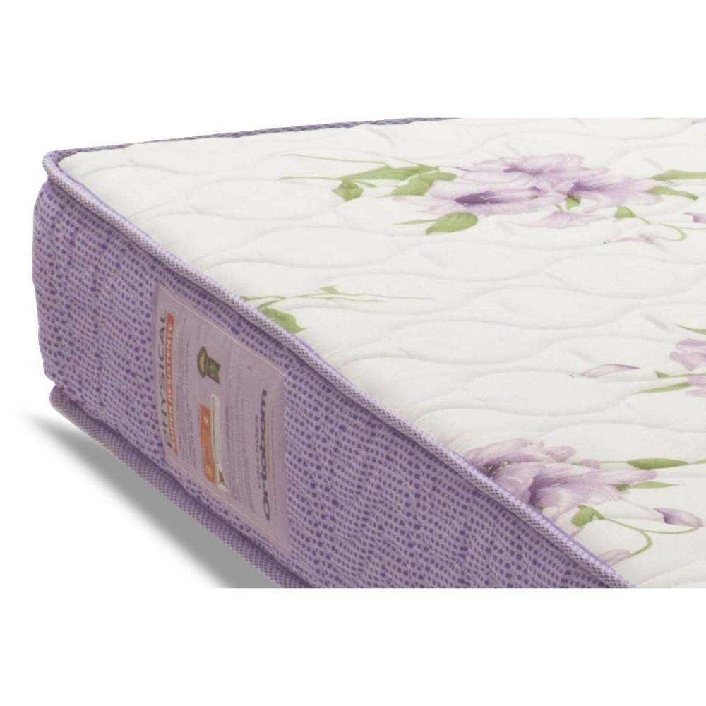 Cama Box Casal: Colchão Espuma Ortobom Physical Super Resistente + Base CRC Courano White(138x188) - 4