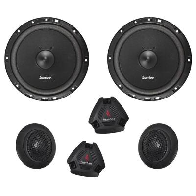 Alto Falante Bomber Speakers Kit Two Way Tkl 6" 60W RMS para Som Potente e Envolvente