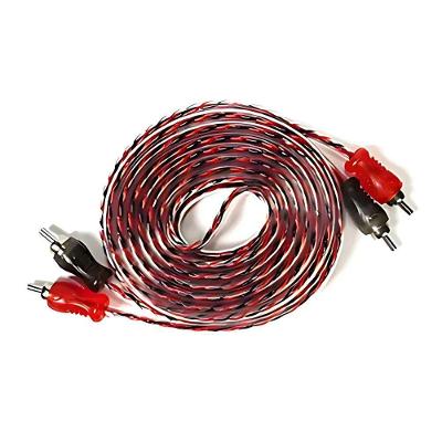 Cabo RCA Automotivo 2x2 Transparente 1M Modelo CBRC0037 para Sistemas de Som Veicular NWT