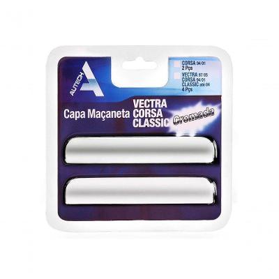 Capa para Maçaneta Externa Modelo AUT2573 Compatível com Corsa 1994 a 2001 2 Portas Autech