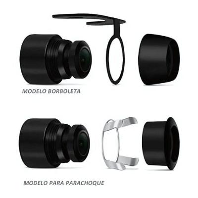 Câmera Automotiva de Ré e Frontal RS210BR C PRO LINE Borboleta para Manobras Roadstar Brasil