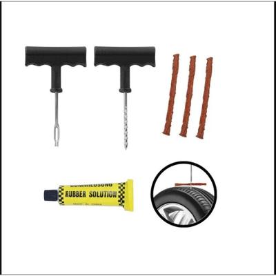 Kit de Reparo para Pneus Modelo Reparo para Carros e Motos com Maleta Completa 12 Peças OEM