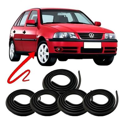 Kit Borrachas de Vedação para Portas e porta-malas Gol e Parati Após 1994 Uniflex