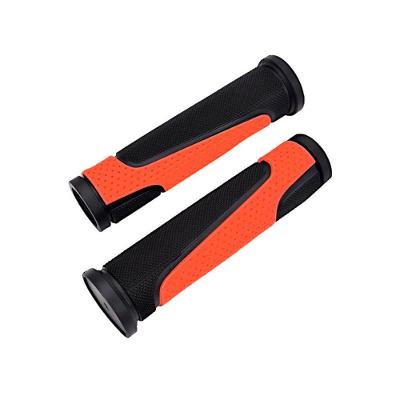 Manopla para Bicicleta GTA Ergonômica MTB 125mm Preto e Vermelho OEM