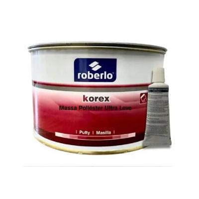 Massa Poliéster para Reparo Automotivo Korex Ultra Leve com Alto Rendimento 750ML Roberlo