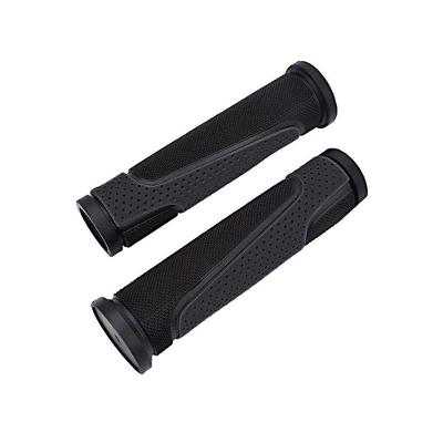 Manopla para Bicicleta GTA Ergonômica Anatômica 125mm Par em Borracha TPR Preto OEM