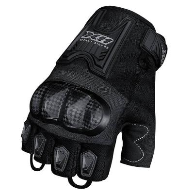 Luva para Motoqueiro Meio Dedo Uso Urbano Sportiva Tipo X11 com Proteção Rígida OEM