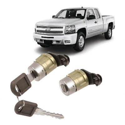 Par de Cilindros de Portas com Chave F103 para Chevrolet Grand Blazer 97 a 02 e Silverado Universal