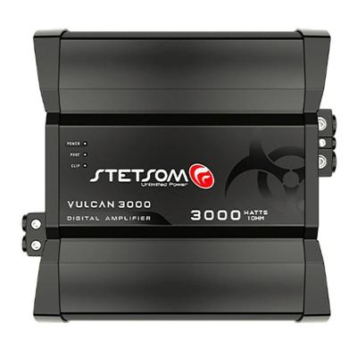 Módulo de Potência para Som Automotivo Vulcan 3000 1C 1R 3500W RMS 1 OHM 14,4V Stetsom