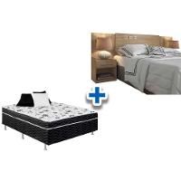 Cama Box Casal Conjugada Ortopédico + Cabeceira Plus Atacama - 1