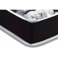 Cama Box Queen: Colchão Espuma Luckspuma D45 Gran Luck Pro + Base CRC Suede Black(158x198) - 5