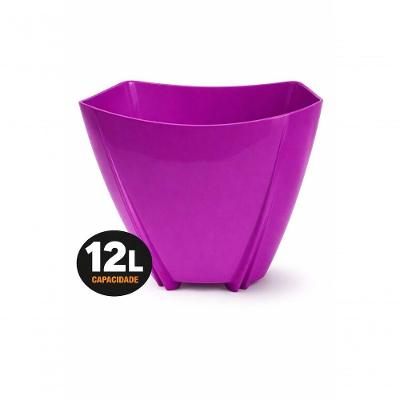 Champanheira Violeta 12l Polipropileno Balde De Gelo Cachepô Utensílios Festa Bar Restaurante