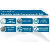 Cama Box King: Colchão Molas MasterPocket Ensacadas Polar   Serenatta + Base CRC Rústico Black(193x203) - 2