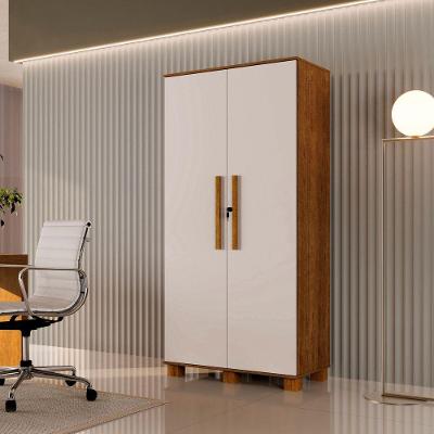 Armário Organizador Multiuso Dacar Canela/off White - Vrk Comercio On-line
