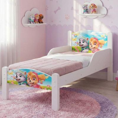 Cama Infantil Mini Completa Com Colchão Design Sky - Branco Sky