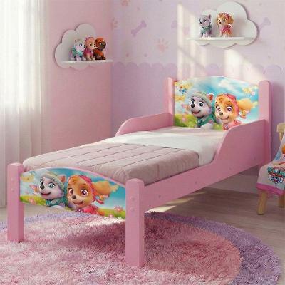 Cama Infantil Baixa Modelo Mini Tema Sky Rosa - Rosa Sky
