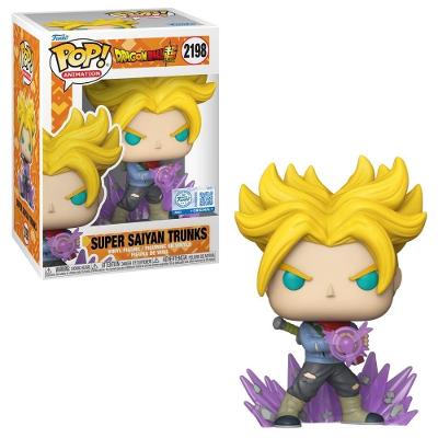 Boneco Funko Pop! Exc Dragon Ball Saiyajin Trunks Com Chase
