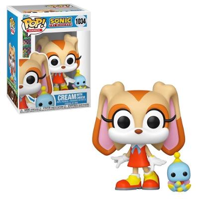Boneco Funko Pop! & Buddy Sonic The Hedgehog Cream E Cheese