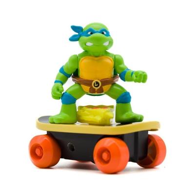 Veículo à Corda Tartarugas Ninja Switch Kick Skaters - Leonardo