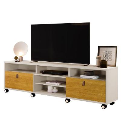 Rack Genova Off White/naturale - Vrk Comercio On-line