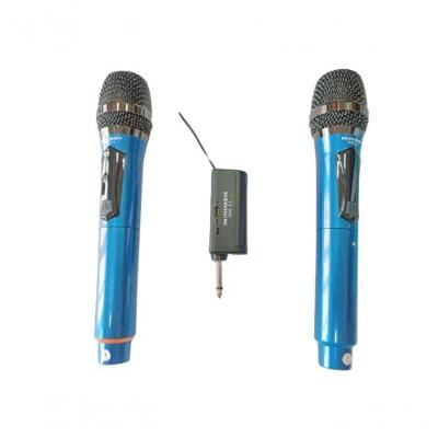 Microfone Duplo Sem Fio Profissional Recarregável Dinamico