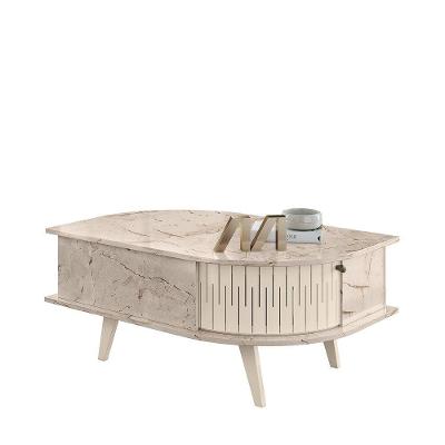 Mesa De Centro Indianapolis Calacata/off White - Vrk Comercio On-line