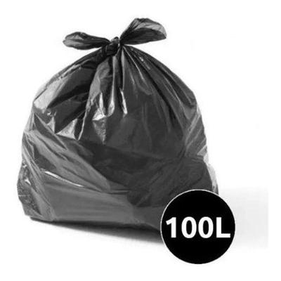 Saco de Lixo Reforçado 100L Pacote 50 Unidades Preto Higipack