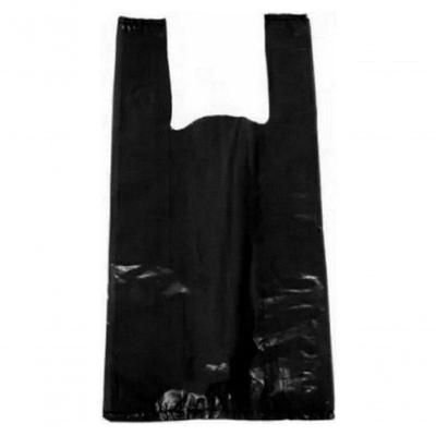 Sacola Plástica Alça Camiseta Sacolas Plásticas Pretas Azul Verde Reciclada 30x40 10 kg Alta