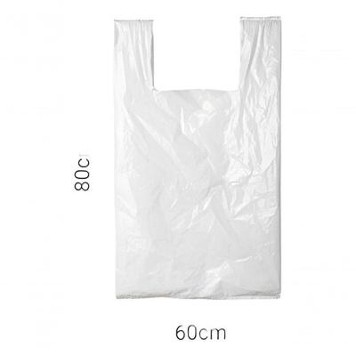 Sacola Plástica 60X80 em Polietileno Reciclado Pacote 5KG Extremamente Resistente Branca Higipack