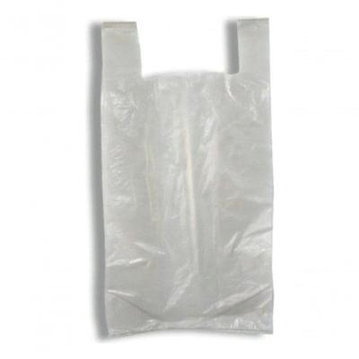 Sacola Plástica 50x70 5 kg Reciclada Reforçada para Objetos Pesados Creme Higipack