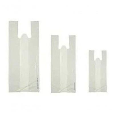 Sacola Plástica 45x60 Reciclada Pacote 5KG Branco em Polietileno Recuperado Higipack