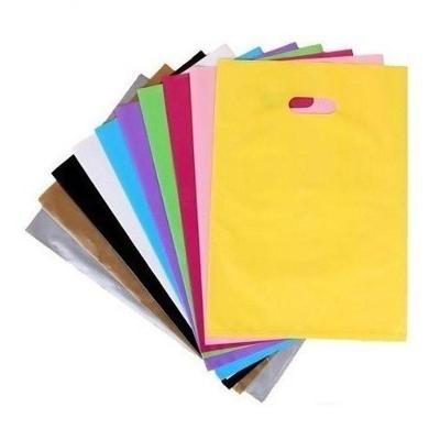 Sacola Plástica Alça Vazada 16x20 1KG para Presentes e Artesanatos Transparente Higipack