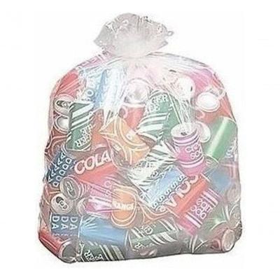 Saco de Lixo de 200 l 90x110x 0 e 12 C-100 para Grande Volume Transparente Higipack