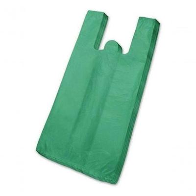 Sacola 50x60 Reforçada Verde 4kg em Material Reciclado para Mercearias, Mercados e Padarias Higipack