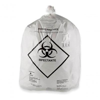 Saco para Lixo Hospitalar Infectante 50L C-100 Embalac para Descarte de Resíduos Higipack