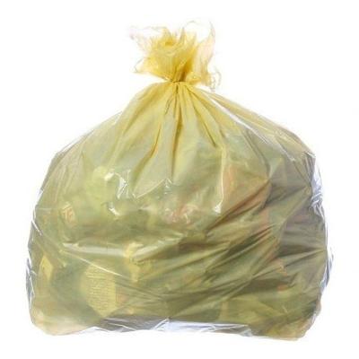 Saco para Lixo 30L Reforçado com 50 Unidades Amarelo Higipack