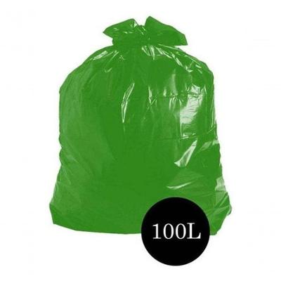 Saco de Lixo Comum 100L para Higienização Material Resistente Verde Higipack