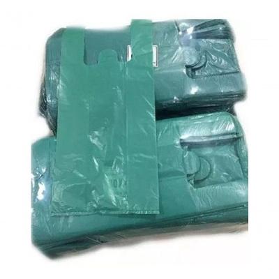 Sacola Plástica Reciclada 60x80CM Alça Camiseta Resistente 5KG Cores Variadas Higipack