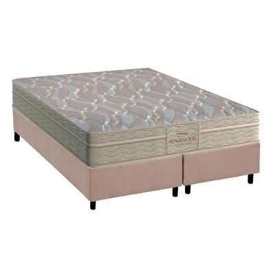 Cama Box King: Colchão Anatômico Probel D45/EP Advanced Tech2000 Plus + Base CRC Suede Clean(193x203)