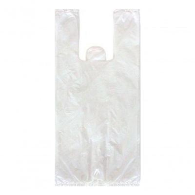 Sacola Plástica Reciclada 50x60 Branca 15kg com Espessura Resistente MICRA 5 Branco Higipack