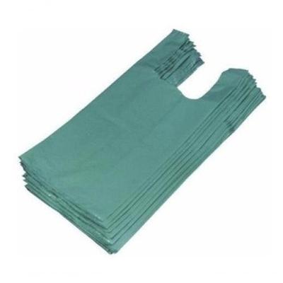 Sacola Plástica Reciclada 40 X 50 3 kg Reforçada Aproximadamente 450 Unidades Verde Higipack