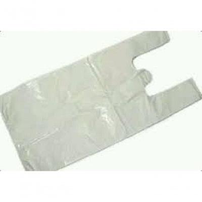 Sacola Plástica Reciclada 45x60 10KG Reforçada Creme para Transporte Higipack