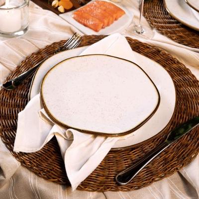 Kit Jogo Pratos Sobremesa Lanche 12 Peças para 12 Pessoas Maresia