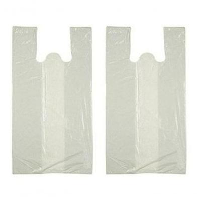 Sacola Plástica Reciclada 30x40 com Alta Resistência Branco Higipack