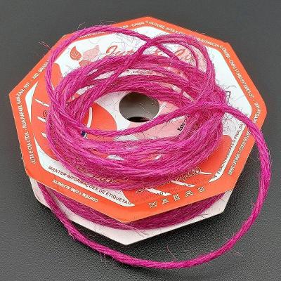 Fio de Juta para Decoração Natalina Fio Juta 100% Juta 20m Rosa Kit 8 Rolos