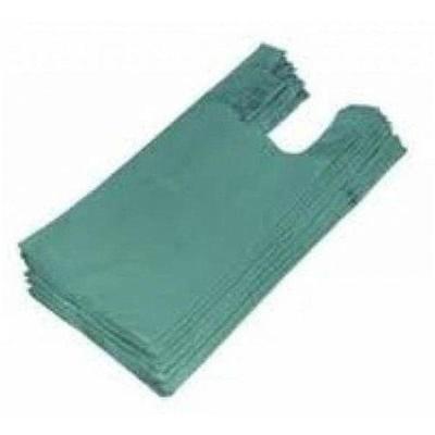 Sacola Reciclada 40 X 50 Verde Pacote com 1 kg em Polietileno de Alta Densidade Reciclado Higipack