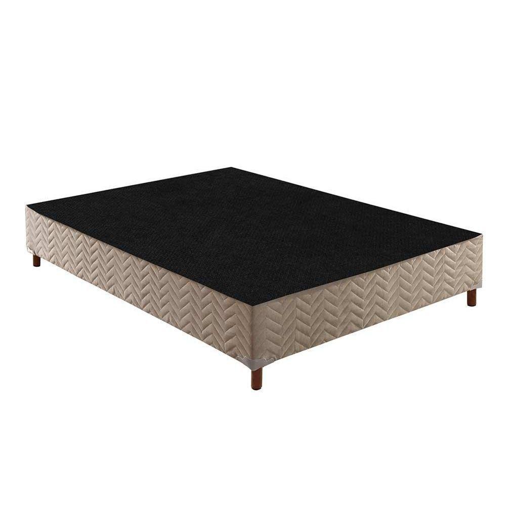 Cama Box Solteiro: Colchão Espuma D33 Paropas Pasquale + Base CRC Suede Clean(88x188) - 9
